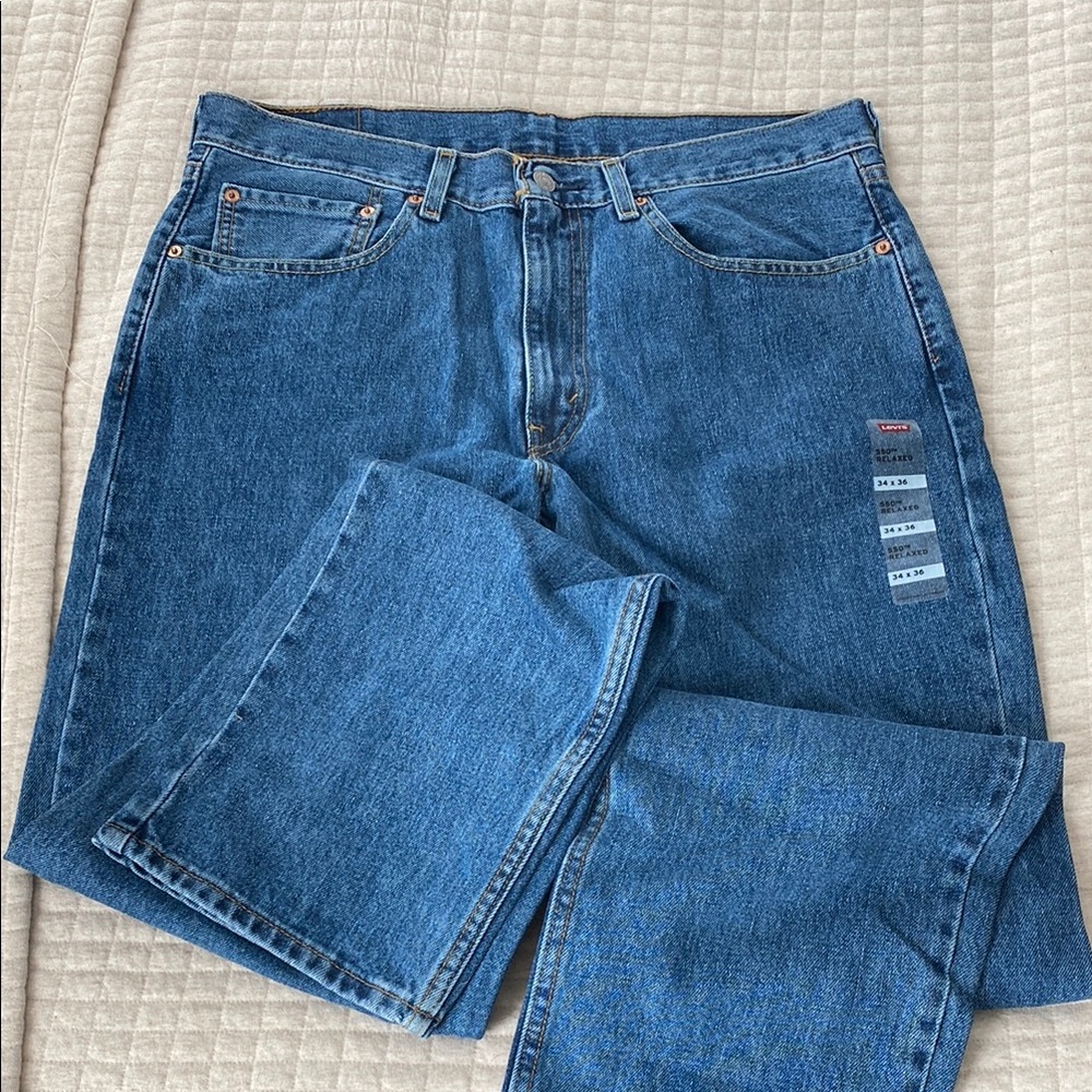 Levi's Classic Blue Denim Jeans